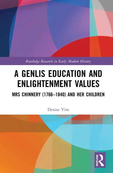 Cover of A Genlis Education and Enlightenment Values