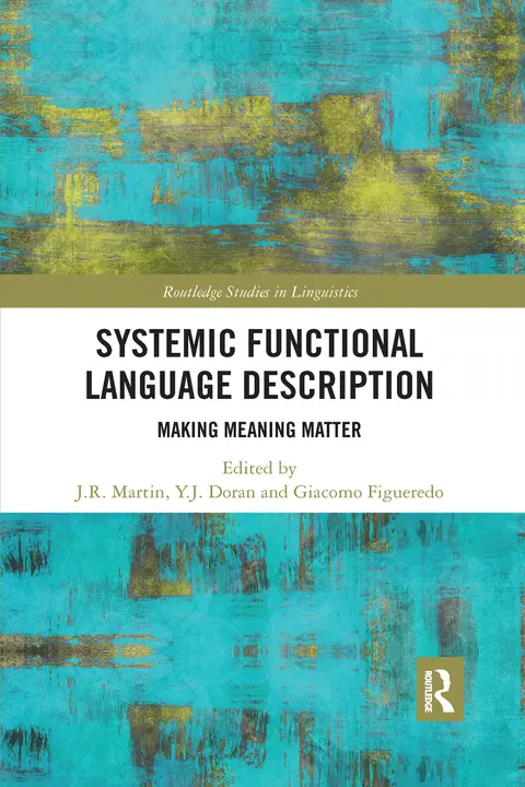 Cover of Systemic Functional Language Description