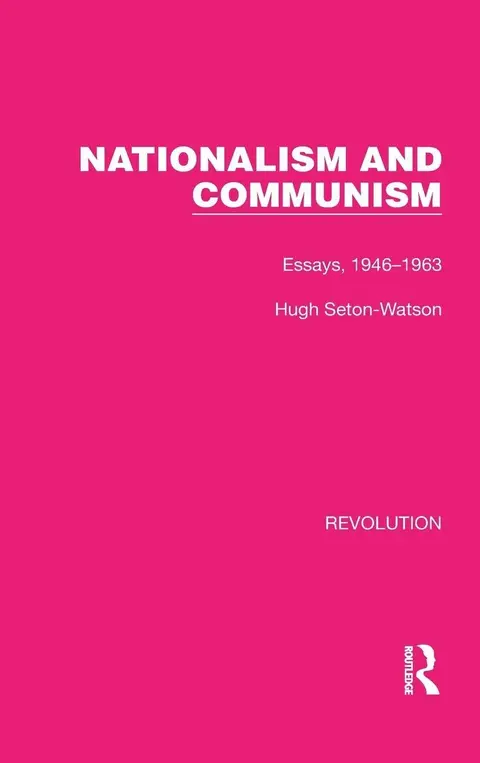 Cover of Nationalism and Communism