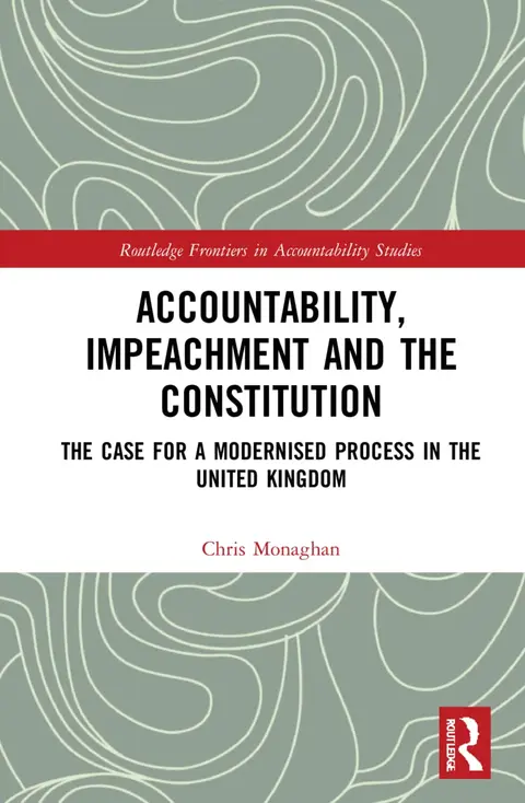 Cover of Accountability, Impeachment and the Constitution