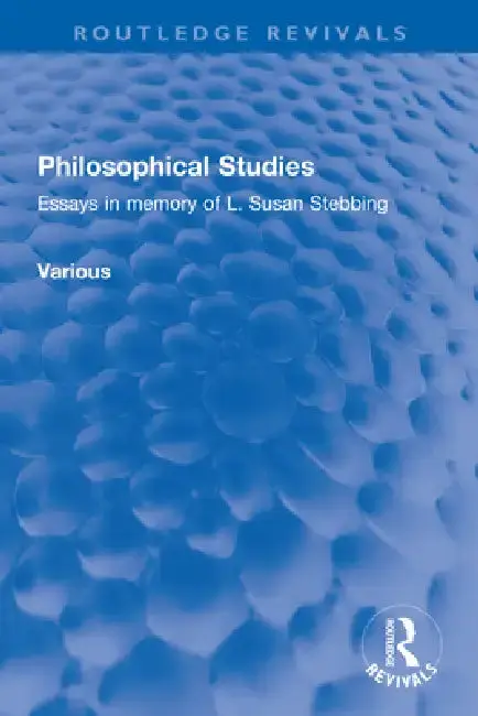 Cover of Philosophical Studies