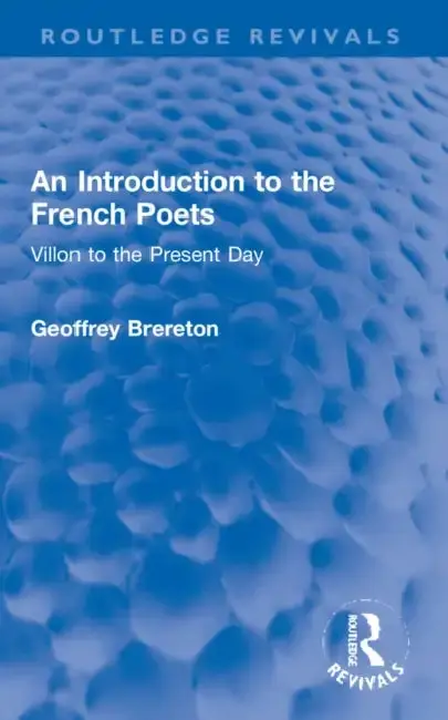 Cover of An Introduction to the French Poets