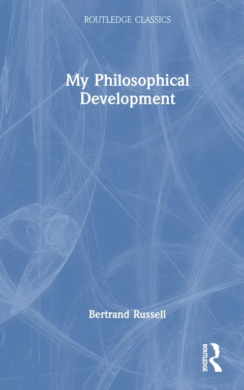 Cover of My Philosophical Development