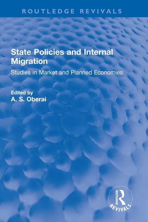 Cover of State Policies and Internal Migration