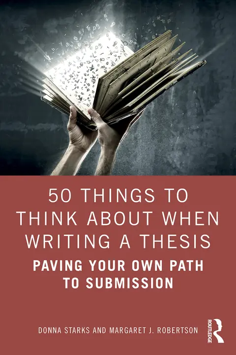 Cover of 50 Things to Think About When Writing a Thesis