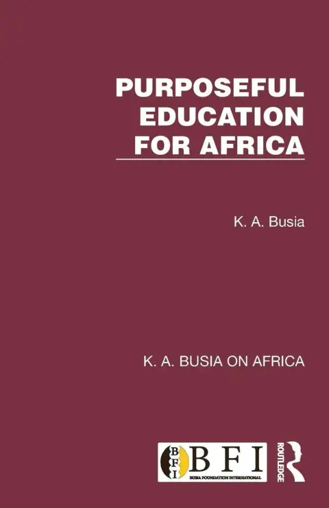 Cover of Purposeful Education for Africa