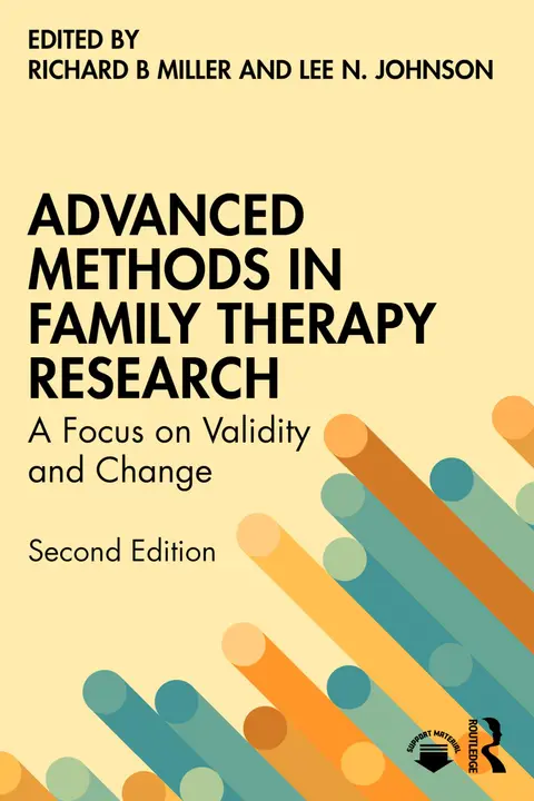 Cover of Advanced Methods in Family Therapy Research