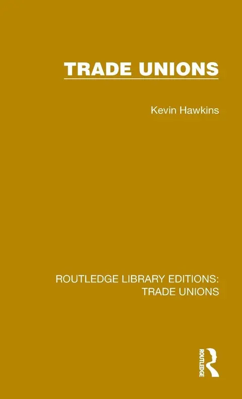 Cover of Trade Unions