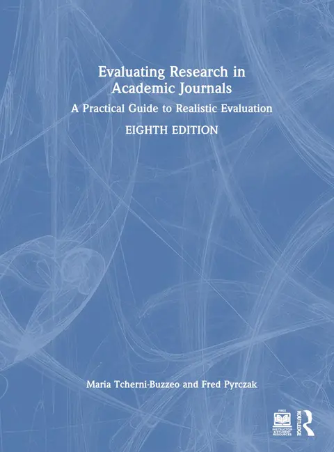 Cover of Evaluating Research in Academic Journals