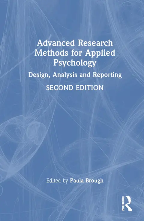 Cover of Advanced Research Methods for Applied Psychology