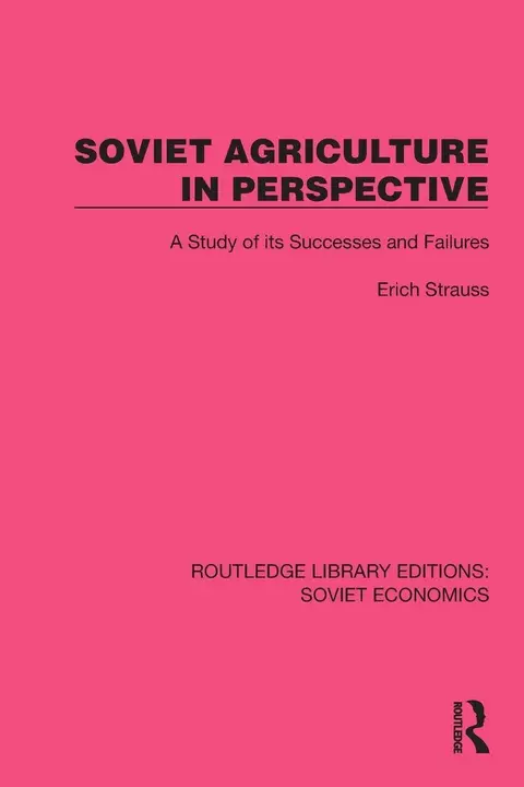 Cover of Soviet Agriculture in Perspective