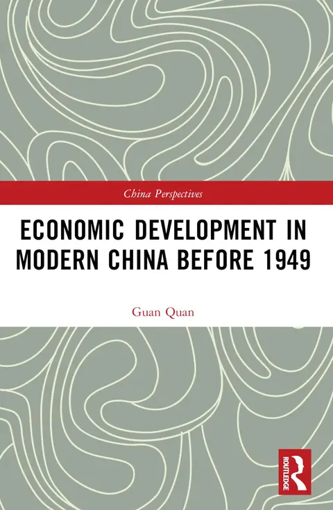 Cover of Economic Development in Modern China Before 1949