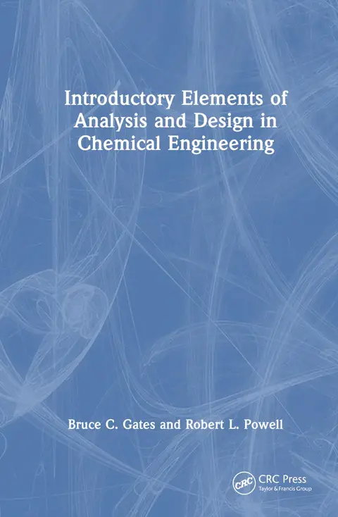 Cover of Introductory Elements of Analysis and Design in Chemical Engineering