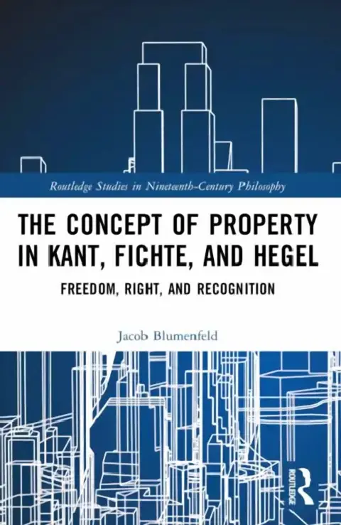 Cover of The Concept of Property in Kant, Fichte, and Hegel