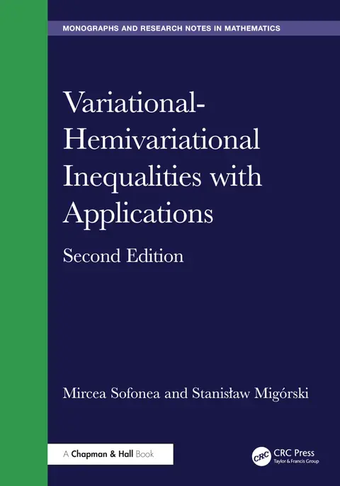 Cover of Variational-hemivariational Inequalities with Applications