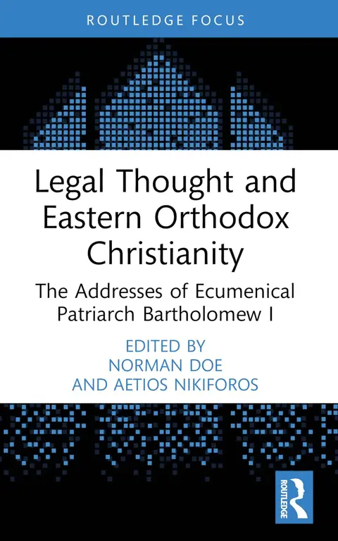 Cover of Legal Thought and Eastern Orthodox Christianity