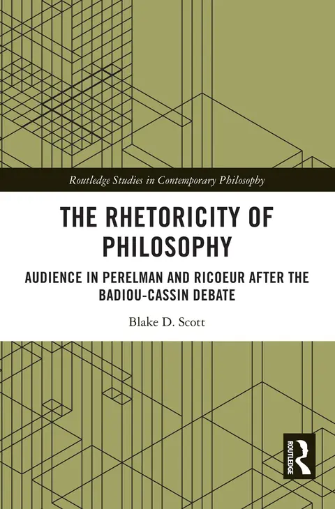 Cover of The Rhetoricity of Philosophy