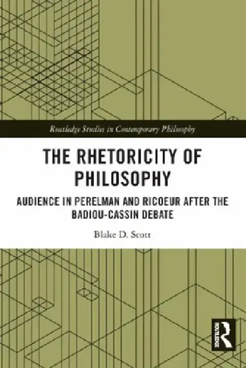 Cover of The Rhetoricity of Philosophy