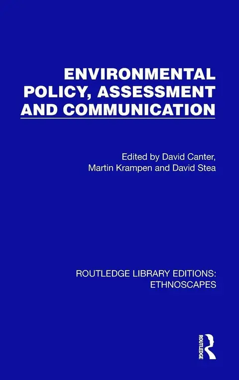 Cover of Environmental Policy, Assessment and Communication