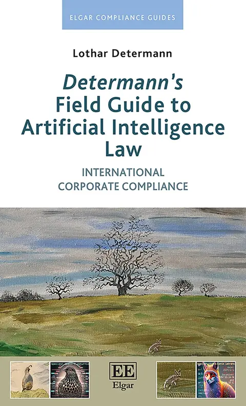 Cover of Determann’s Field Guide to Artificial Intelligence Law