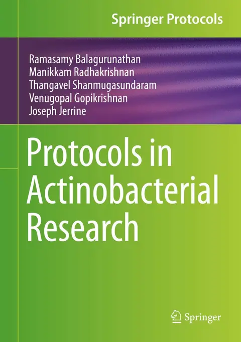 Cover of Protocols in Actinobacterial Research