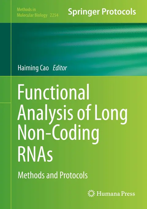 Cover of Functional Analysis of Long Non-coding Rnas
