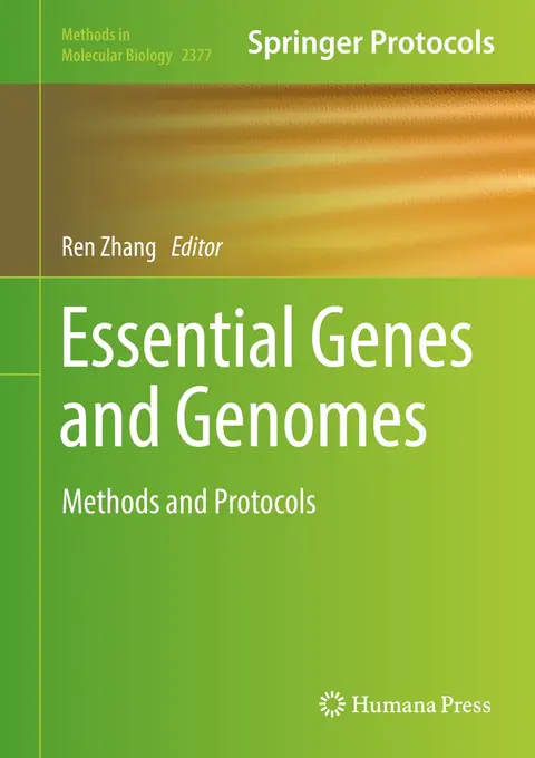 Cover of Essential Genes and Genomes