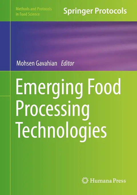 Cover of Emerging Food Processing Technologies