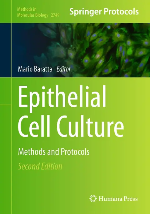 Cover of Epithelial Cell Culture