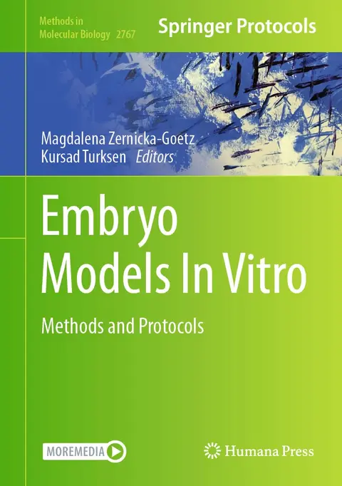 Cover of Embryo Models in Vitro