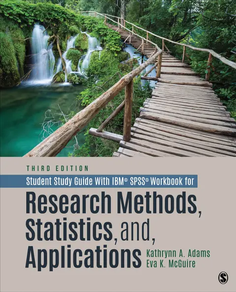 Cover of Student Study Guide with IBM (R) SPSS (R) Workbook for Research Methods