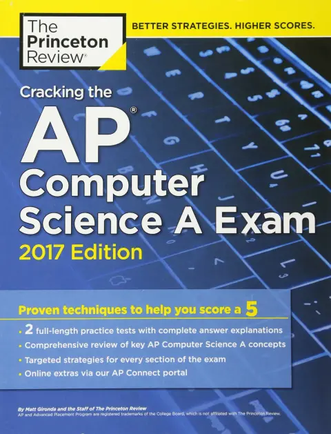 Cover of Cracking the AP Computer Science A Exam