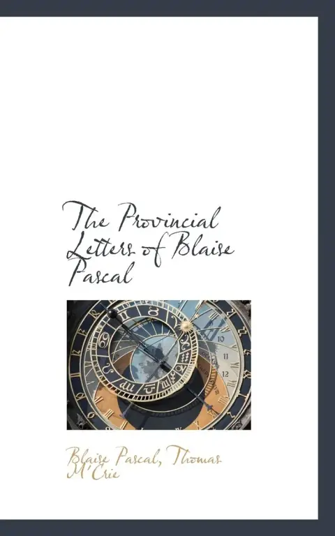 Cover of The Provincial Letters of Blaise Pascal