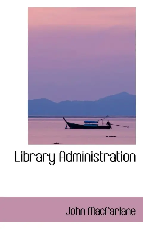 Cover of Library Administration