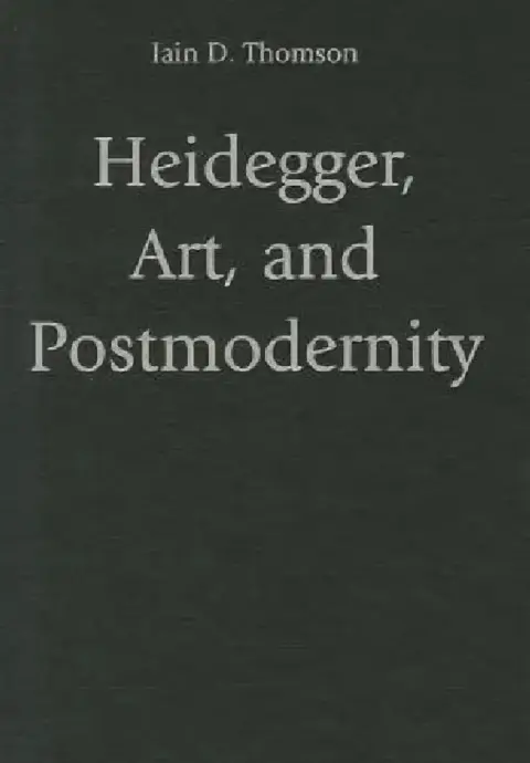 Cover of Heidegger, Art, and Postmodernity