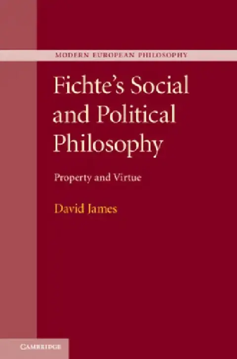 Cover of Fichte's Social and Political Philosophy