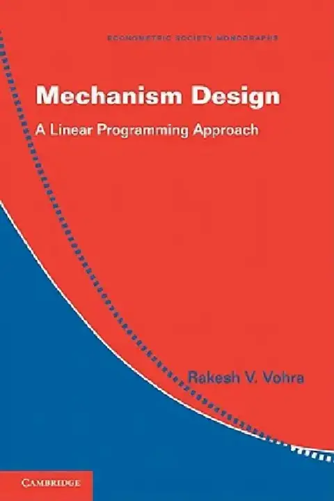 Cover of Mechanism Design