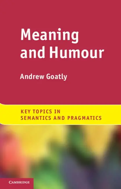 Cover of Meaning and Humour