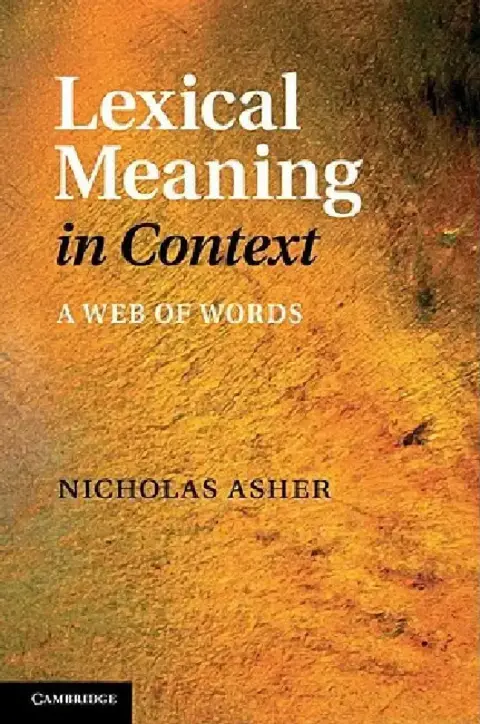 Cover of Lexical Meaning in Context