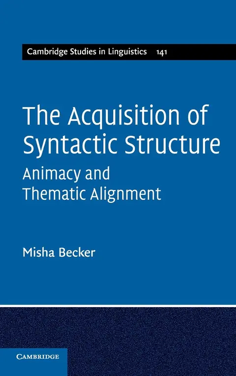 Cover of The Acquisition of Syntactic Structure
