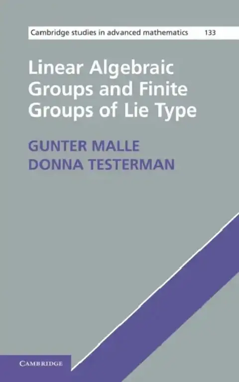 Cover of Linear Algebraic Groups and Finite Groups of Lie Type