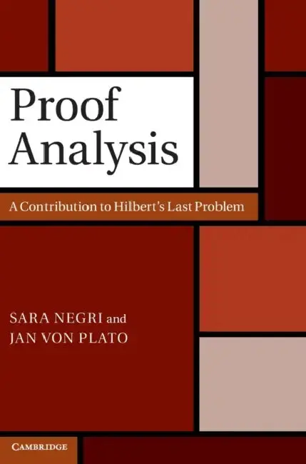 Cover of Proof Analysis