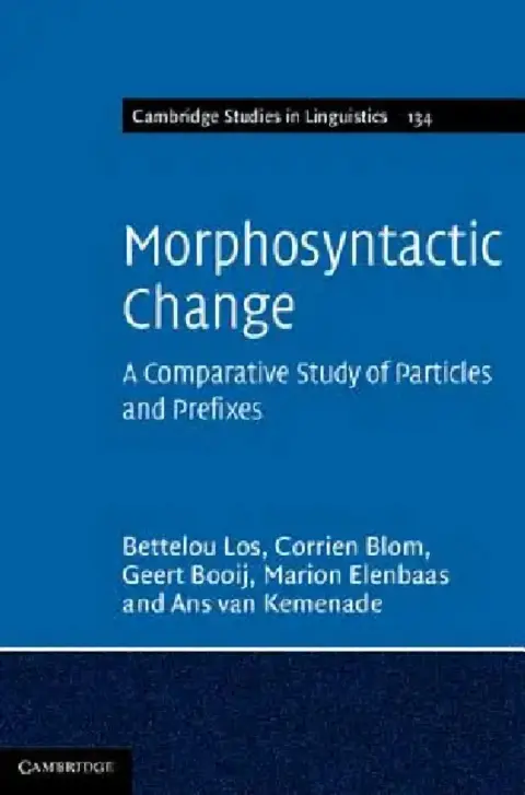 Cover of Morphosyntactic Change
