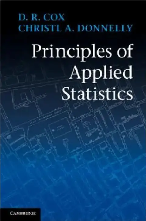 Cover of Principles of Applied Statistics