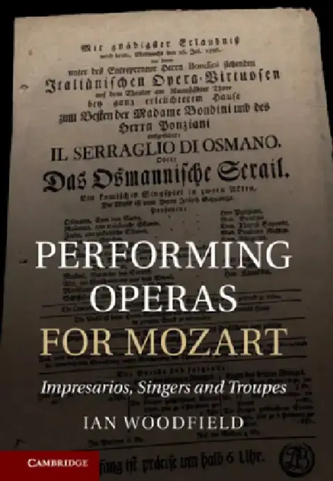 Cover of Performing Operas for Mozart