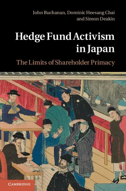 Cover of Hedge Fund Activism in Japan