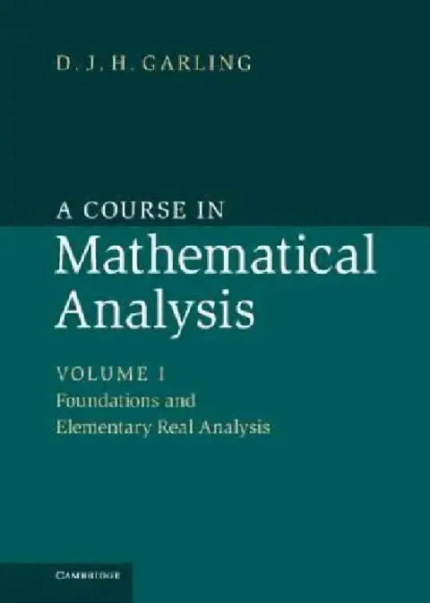 Cover of A Course in Mathematical Analysis