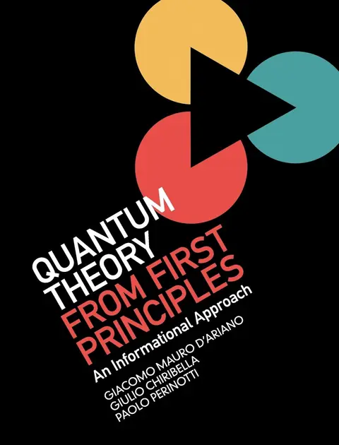 Cover of Quantum Theory from First Principles