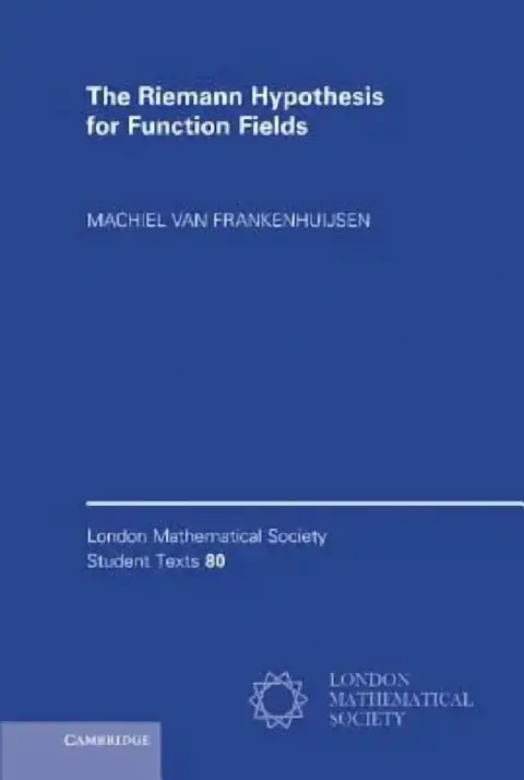 Cover of The Riemann Hypothesis for Function Fields