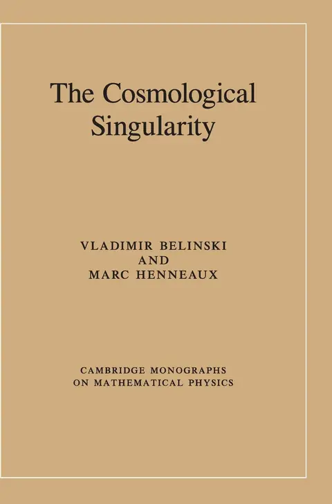 Cover of The Cosmological Singularity